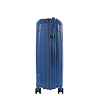 Синий чемодан из полипропилена