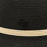 Шляпа слауч женская чёрная