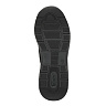 Черные ботинки на молнии из велюра на подкладке из текстиля на утолщенной подошве