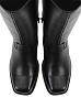 Черные зимние сапоги из кожи Respect