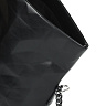 Черная сумка клатч из структурированой экокожи с ручкой цепочкой и дополнительным ремнем