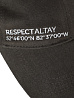 Бейсболка мужская летняя серая из хлопка Respect