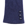 Перчатки женские из шерсти тёмно-синие