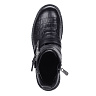 Черные ботинки из кожи с пряжками