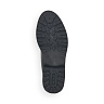 Черные ботинки из кожи на подкладке из натуральной шерсти  на утолщенной подошве