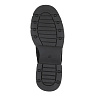Черные утепленные ботинки из натурального велюра