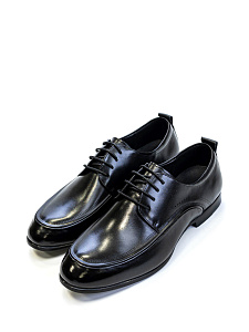 Черные полуботинки из кожи