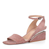 Розовые босоножки из велюра CorsoComo