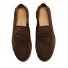 Коричневые лоферы из велюра RESPECT PREMIUM