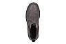 Коричневые ботинки челси из кожи на подкладке из натуральной шерсти