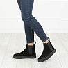 Черные ботинки челси из велюра на подкладке из текстиля Nine West