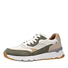 Светлые кроссовки из кожи и экокожи Rieker Sport