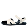 Сандалии из гладкой кожи рисового цвета CorsoComo