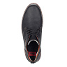 Черные ботинки из комбинированных материалов на подкладке из шерсти