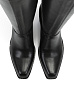 Черные сапоги из кожи RESPECT PREMIUM