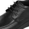 Черные комфортные ботинки из гладкой кожи