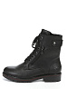 Черные зимние ботинки из кожи Rieker
