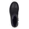 Черные челси из экокожи Rieker