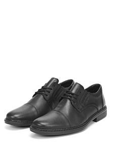 Черные полуботинки из кожи