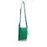 Зеленая сумка из экокожи