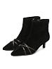 Черные ботильоны из велюра RESPECT PREMIUM