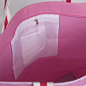 Розовая пляжная сумка из полиэстера