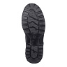 Черные ботинки из нубука повторяющую форму стопы