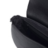 Черная сумка сэдл из экокожи