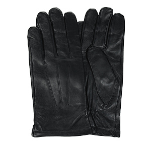 Размер 8.5, кожаные черные перчатки