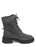 Серые зимние ботинки из велюра Respect