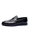 Черные лоферы из гладкой кожи CorsoComo