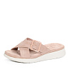 Розовые шлепанцы из экокожи на подкладке из экокожи Nine West