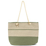 Пляжная сумка из целюлозы зелёная