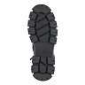 Черные ботинки на шнуровке из кожи на подкладке из натуральной шерсти на тракторной подошве
