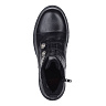 Черные ботинки из экокожи с пряжками
