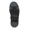 Черные ботинки из кожи на подкладке из натурального меха