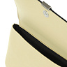 Желтая сумка-планшет из экокожи
