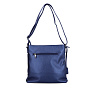 Синяя сумка-мешок из экокожи
