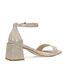 Бежевые босоножки из экокожи Nine West