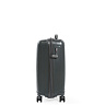 Серый компактный чемодан из полипропилена