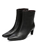 Черные ботильоны из кожи RESPECT PREMIUM