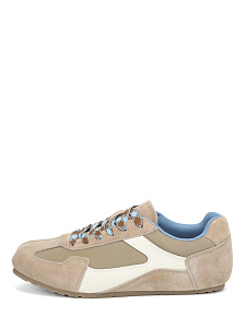 Бежевые кеды из текстиля