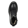 Черные ботинки из натуральной кожи с шерстяным подкладом