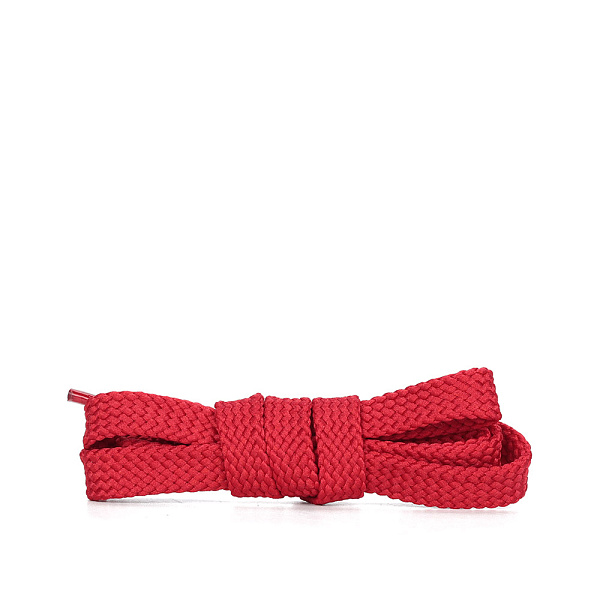 Шнурки плоские, красные, 100 см