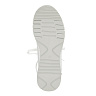 Белые кроссовки из перфорированной кожи на текстильной подкладке