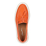 Оранжевые закрытые туфли из кожи