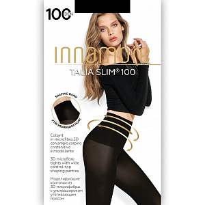 Размер 4, колготки Innamore Talia Super Slim 100 den, чёрные