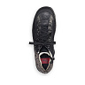 Черные ботинки хайкеры из комбинированных материалов