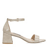 Бежевые босоножки из экокожи Nine West
