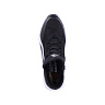 Черные кроссовки из экокожи на подкладке из шерсти на рифленой подошве
